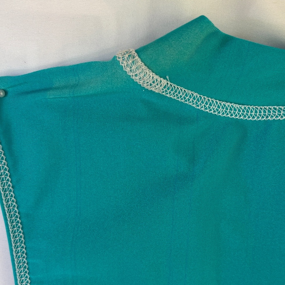 GENTLY WORN JOBBEEDU VERY PRETTY TEAL SLEEVELESS TOP SIZE SMALL - Picture 7 of 14